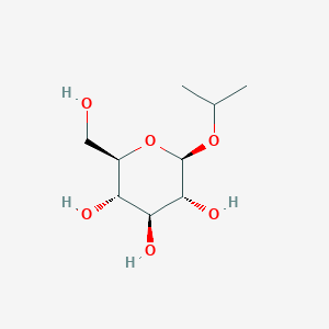 molecular formula C9H18O6 B1610989 异丙基 β-D-吡喃葡萄糖苷 CAS No. 5391-17-3