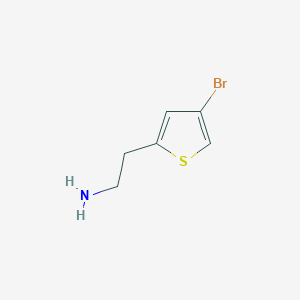molecular formula C6H8BrNS B1611013 2-(4-Bromothiophen-2-yl)ethanamine CAS No. 28783-37-1