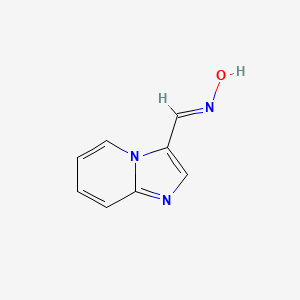 molecular formula C8H7N3O B1611018 Imidazo[1,2-a]pyridine-3-carbaldehyde oxime CAS No. 30493-08-4