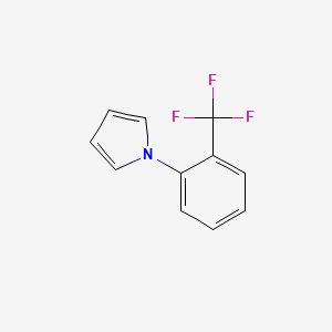 molecular formula C11H8F3N B1611031 1H-Pyrrole, 1-[2-(trifluoromethyl)phenyl]- CAS No. 89108-30-5