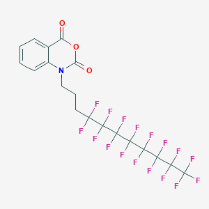 molecular formula C19H10F17NO3 B1611033 1-[3-(Perfluorooctyl)propyl]-3,1-benzoxazine-2,4(1H)-dione CAS No. 544418-04-4