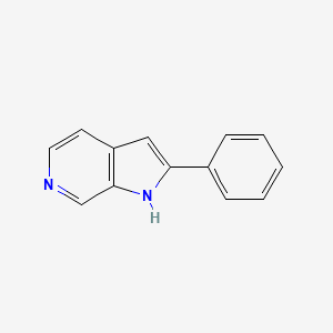 molecular formula C13H10N2 B1611037 2-苯基-1H-吡咯并[2,3-c]吡啶 CAS No. 2922-07-8