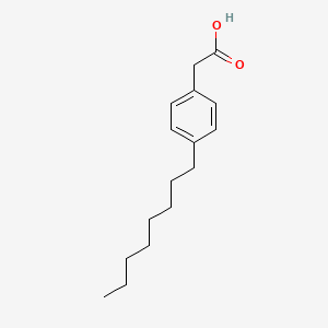 molecular formula C16H24O2 B1611042 2-(4-Octylphenyl)acetic acid CAS No. 64570-28-1