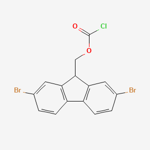 (2,7-DIBROMO-9-FLUORENYL)METHYL CHLOROFORMATE