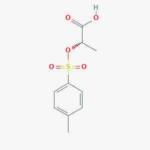 molecular formula C10H12O5S B1611061 (S)-2-(甲苯-4-磺酰氧基)-丙酸 CAS No. 70836-98-5