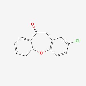 molecular formula C14H9ClO2 B1611062 2-Chlorodibenzo[b,f]oxepin-10(11h)-one CAS No. 55595-54-5