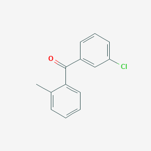 molecular formula C14H11ClO B1611083 3-Chloro-2'-methylbenzophenone CAS No. 5621-69-2