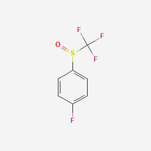 molecular formula C7H4F4OS B1611106 1-氟-4-(三氟甲基亚磺酰基)苯 CAS No. 942-39-2
