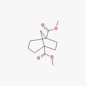 molecular formula C12H18O4 B1611108 二甲基双环[3.2.1]辛烷-1,5-二羧酸酯 CAS No. 106004-11-9
