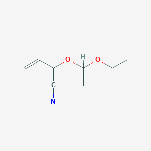 B1611109 2-(1-Ethoxyethoxy)but-3-enenitrile CAS No. 72252-03-0