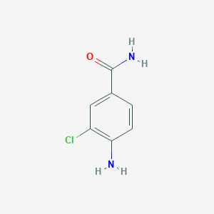 molecular formula C7H7ClN2O B1611117 4-Amino-3-chlorobenzamide CAS No. 50961-67-6