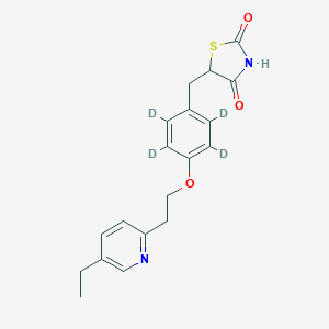 molecular formula C19H20N2O3S B161112 吡格列酮 D4 CAS No. 1134163-29-3