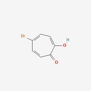 molecular formula C7H5BrO2 B1611144 5-Bromo-2-hydroxycyclohepta-2,4,6-trien-1-one CAS No. 3172-00-7