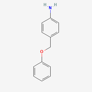 molecular formula C13H13NO B1611154 4-(Phenoxymethyl)aniline CAS No. 57181-90-5