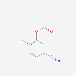 5-Cyano-2-methylphenyl acetate
