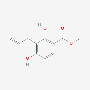 molecular formula C11H12O4 B1611173 Methyl 3-allyl-2,4-dihydroxybenzoate CAS No. 79557-59-8