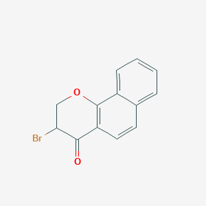 molecular formula C13H9BrO2 B1611176 3-Bromo-2,3-dihydro-benzo[h]chromen-4-one CAS No. 93416-98-9