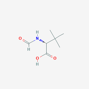 molecular formula C7H13NO3 B1611178 (+)-N-Formyl-D-tert-leucine CAS No. 92571-59-0