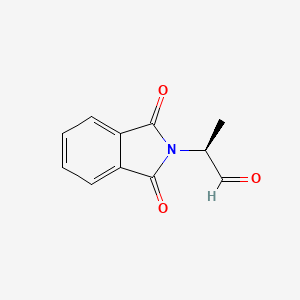 molecular formula C11H9NO3 B1611182 (S)-A-phthalimidopropionaldehyde CAS No. 51482-36-1