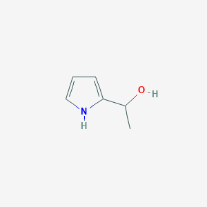 molecular formula C6H9NO B1611193 1-(1H-Pyrrol-2-yl)-ethanol CAS No. 56423-57-5