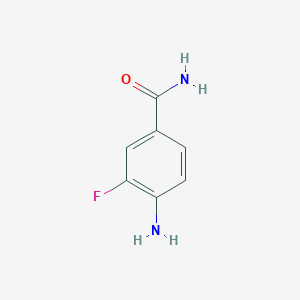 molecular formula C7H7FN2O B1611203 4-Amino-3-fluorobenzamide CAS No. 609783-62-2