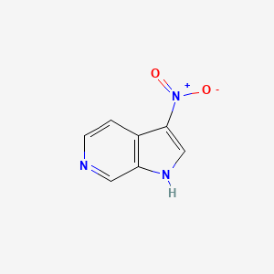 molecular formula C7H5N3O2 B1611211 3-nitro-1H-pyrrolo[2,3-c]pyridine CAS No. 67058-77-9