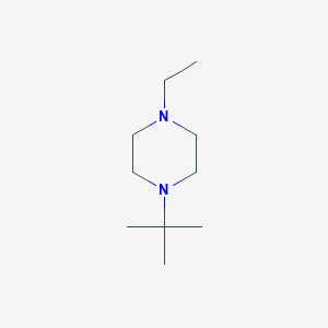 molecular formula C10H22N2 B161122 1-Tert-butyl-4-ethylpiperazine CAS No. 10125-79-8