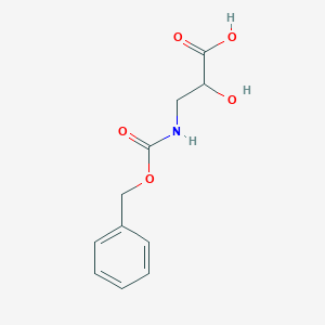molecular formula C11H13NO5 B1611234 3-{[(Benzyloxy)carbonyl]amino}-2-hydroxypropanoic acid CAS No. 54515-39-8