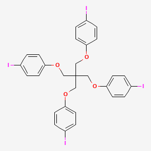 molecular formula C29H24I4O4 B1611244 1-Iodo-4-[3-(4-iodophenoxy)-2,2-bis[(4-iodophenoxy)methyl]propoxy]benzene CAS No. 678187-25-2