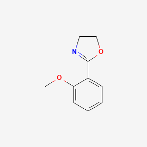 molecular formula C10H11NO2 B1611259 Oxazole, 4,5-dihydro-2-(2-methoxyphenyl)- CAS No. 74272-88-1