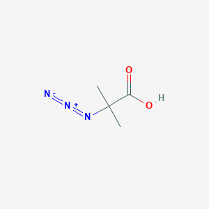 molecular formula C4H7N3O2 B1611260 2-Azido-2-methylpropanoic acid CAS No. 2654-97-9