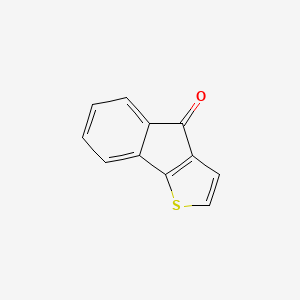 molecular formula C11H6OS B1611261 4H-indeno[1,2-b]thiophen-4-one CAS No. 5706-08-1