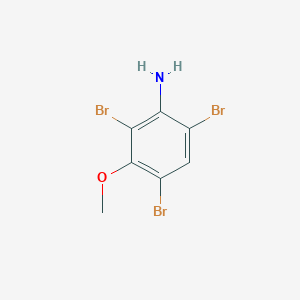 molecular formula C7H6Br3NO B1611276 2,4,6-Tribromo-3-methoxyaniline CAS No. 36255-23-9