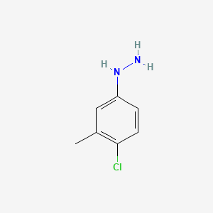 molecular formula C7H9ClN2 B1611286 (4-氯-3-甲基苯基)肼 CAS No. 62646-06-4