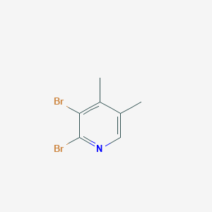 molecular formula C7H7Br2N B1611298 2,3-Dibromo-4,5-dimethylpyridine CAS No. 117846-57-8