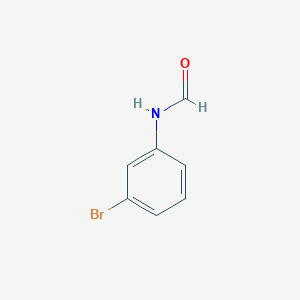 molecular formula C7H6BrNO B1611303 N-(3-溴苯基)甲酰胺 CAS No. 37831-25-7