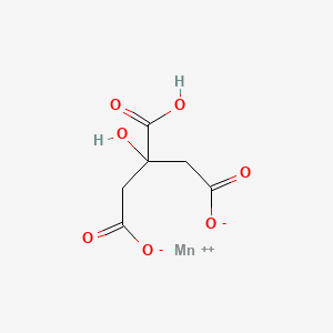 molecular formula C6H6MnO7 B1611305 Manganese hydrogen citrate CAS No. 71799-92-3
