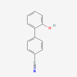 molecular formula C13H9NO B1611307 2'-Hydroxy[1,1'-biphenyl]-4-carbonitrile CAS No. 127703-35-9