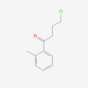 molecular formula C11H13ClO B1611311 4-Chloro-1-(2-methylphenyl)-1-oxobutane CAS No. 40877-13-2