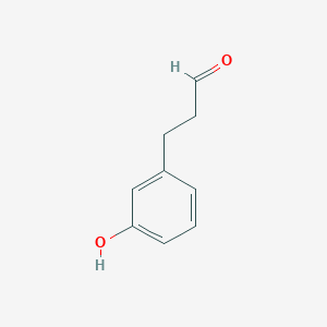 molecular formula C9H10O2 B1611313 3-(3-羟基苯基)丙醛 CAS No. 26172-10-1