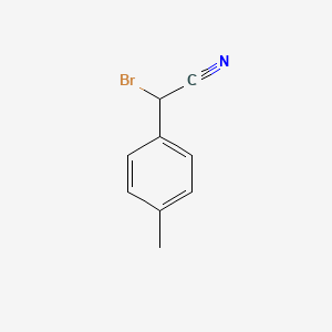 molecular formula C9H8BrN B1611333 (4-Methylphenyl)bromoacetonitrile CAS No. 90775-10-3