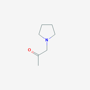 molecular formula C7H13NO B1611335 1-(Pyrrolidin-1-yl)propan-2-one CAS No. 54151-38-1
