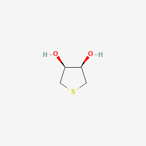 molecular formula C4H8O2S B1611336 3,4-Thiophenediol, tetrahydro-, (3R,4S)-rel- CAS No. 3976-75-8