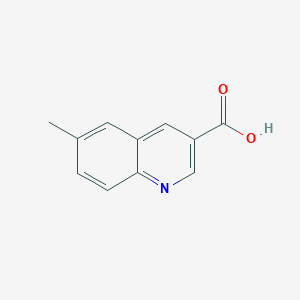 molecular formula C11H9NO2 B1611344 6-Methylquinoline-3-carboxylic acid CAS No. 254883-95-9