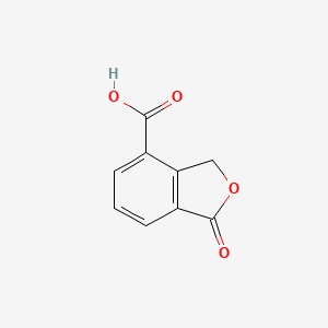 molecular formula C9H6O4 B1611346 4-异苯并呋喃甲酸，1,3-二氢-1-氧代- CAS No. 4792-27-2