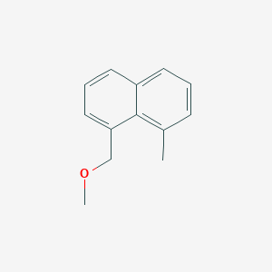 molecular formula C13H14O B1611349 1-(Methoxymethyl)-8-methylnaphthalene CAS No. 135734-04-2
