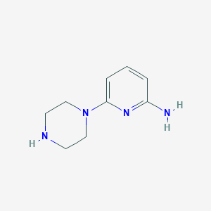molecular formula C9H14N4 B1611352 6-(Piperazin-1-yl)pyridin-2-amine CAS No. 529516-33-4