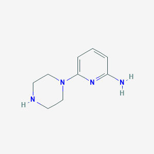 molecular formula C9H14N4 B1611352 6-(Piperazin-1-yl)pyridin-2-amin CAS No. 529516-33-4