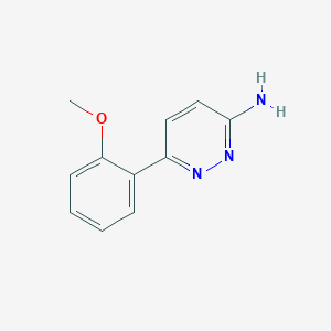 molecular formula C11H11N3O B1611357 6-(2-Methoxyphenyl)pyridazin-3-amine CAS No. 342047-16-9