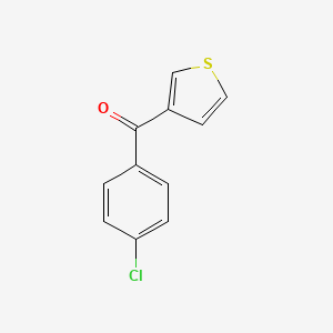 molecular formula C11H7ClOS B1611363 3-(4-Chlorobenzoyl)thiophene CAS No. 896618-56-7